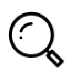 Dev Tech Solutions | SEO | Icons | an icon showing a magnifying glass